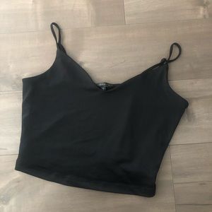 Dynamite Black Crop Top